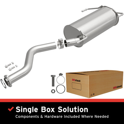 BRExhaust 1994-1996 Toyota Previa 2.4L Direct-Fit Exhaust System Kit 106-0372