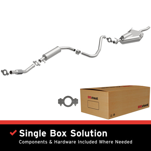 BRExhaust 1994-1998 Saab 900 2.0L | 1999-2002 Saab 9-3 2.0L Direct-Fit Exhaust System Kit 106-0382