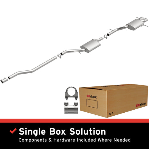 BRExhaust 1998-2001 Audi A4 Quattro 1.8L Direct-Fit Exhaust System Kit 106-0388