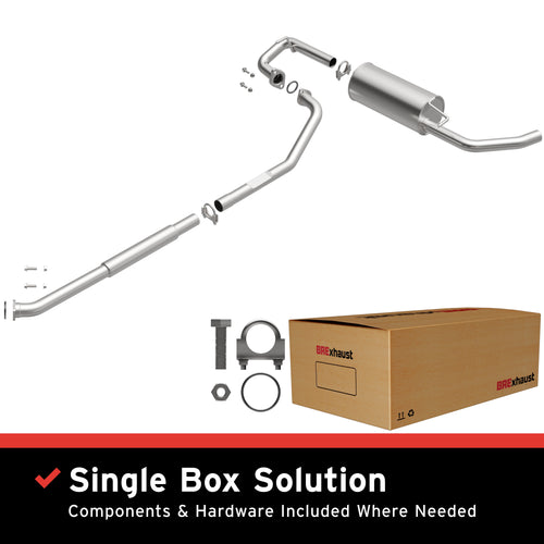 BRExhaust 1998-2000 Toyota RAV4 2.0L Direct-Fit Exhaust System Kit 106-0409