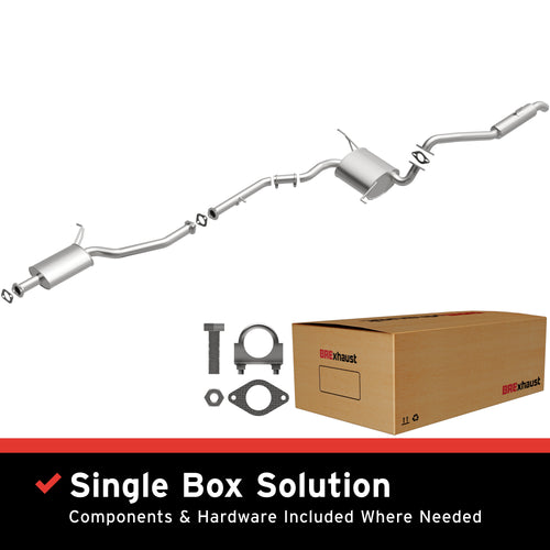 BRExhaust 2002-2005 Kia Sedona 3.5L Direct-Fit Exhaust System Kit 106-0414