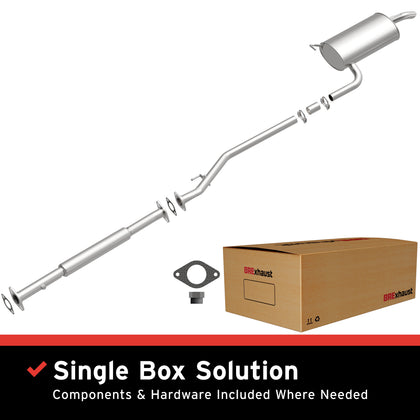 BRExhaust 1999-2001 Hyundai Sonata 2.5L / 1999-2001 Hyundai Sonata 2.4L Direct-Fit Exhaust System Kit 106-0427