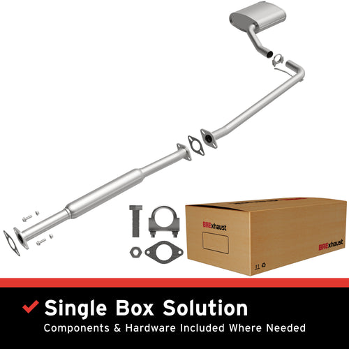 BRExhaust 2006-2008 Kia Optima 2.4L Direct-Fit Exhaust System Kit 106-0449