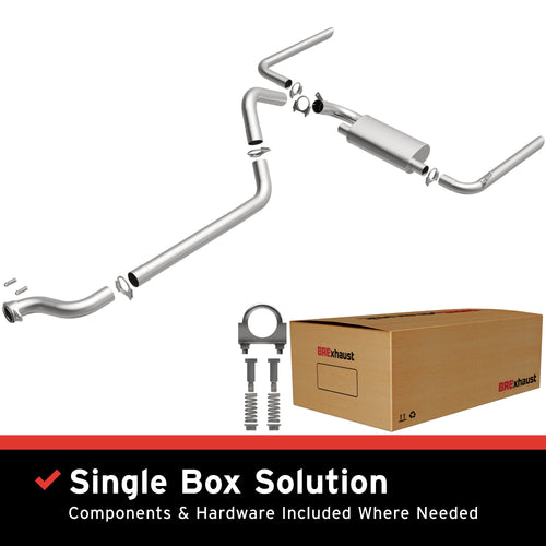 BRExhaust 1993-1995 Chevrolet Camaro 5.7L / 1993-1995 Pontiac Firebird 5.7L Direct-Fit Exhaust System Kit 106-0455
