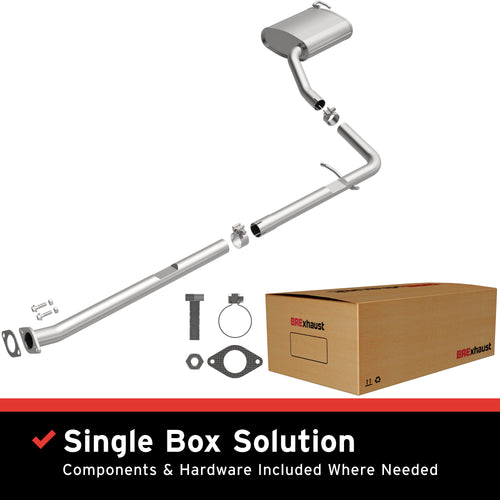 BRExhaust 2011-2014 Hyundai Sonata SE 2.0L / 2011-2014 Hyundai Sonata 2.4L Direct-Fit Exhaust System Kit 106-0469