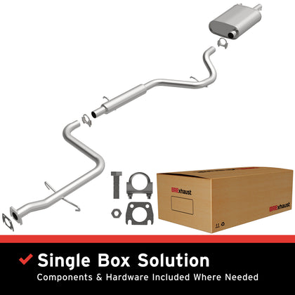 BRExhaust 1995-2001 Chevrolet Lumina 3.1L | 1995-1999 Chevrolet Monte Carlo 3.1L Direct-Fit Exhaust System Kit 106-0479