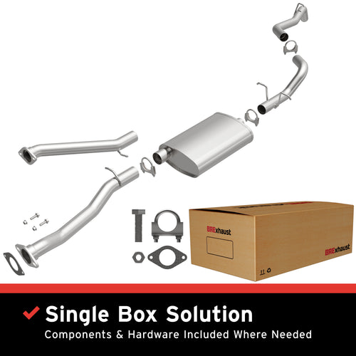 BRExhaust 2000-2004 Chevrolet S10 4.3L / 2000-2004 GMC Sonoma 4.3L Direct-Fit Exhaust System Kit 106-0512
