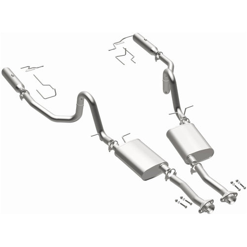 BRExhaust 1994-1995 Ford Mustang 5.0L | 1996-1998 Ford Mustang 4.6L Direct-Fit Exhaust System Kit 106-0517