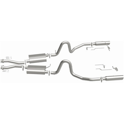 BRExhaust 1994-1995 Ford Mustang 5.0L | 1996-1998 Ford Mustang 4.6L Direct-Fit Exhaust System Kit 106-0517
