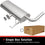 BRExhaust 2008-2015 Mitsubishi Lancer 2.0L / 2009-2015 Mitsubishi Lancer 2.4L Direct-Fit Exhaust System Kit 106-0521