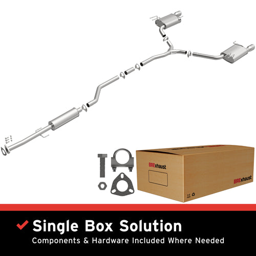 BRExhaust 2008-2012 Honda Accord 3.5L Direct-Fit Exhaust System Kit 106-0547