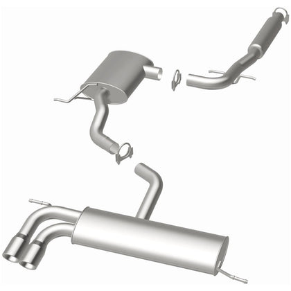 BRExhaust 2006-2009 Volkswagen Rabbit 2.5L | 2010-2014 Volkswagen Golf 2.5L Direct-Fit Exhaust System Kit 106-0554