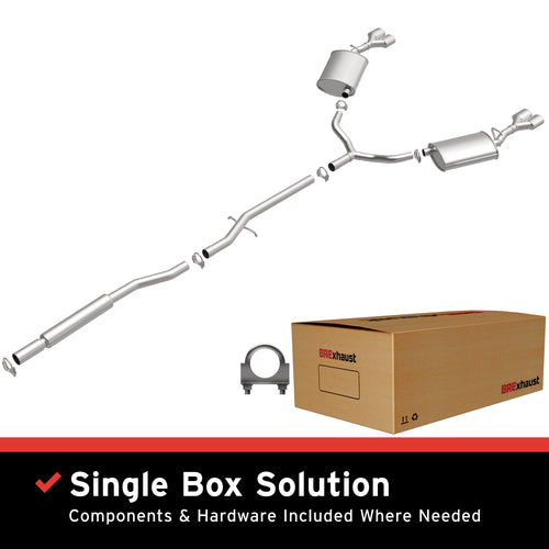 BRExhaust 2006-2008 Cadillac DTS 4.6L | 2000-2005 Cadillac DeVille 4.6L Direct-Fit Exhaust System Kit 106-0559