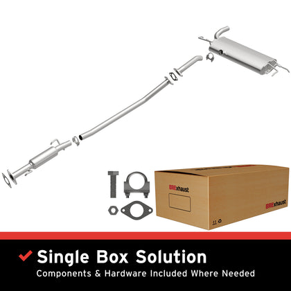 BRExhaust 2005-2010 Kia Sportage 2.0L / 2005-2008 Hyundai Tucson 2.0L Direct-Fit Exhaust System Kit 106-0561