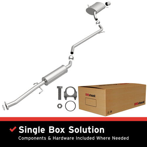 BRExhaust 2008-2012 Honda Accord 2.4L Direct-Fit Exhaust System Kit 106-0572