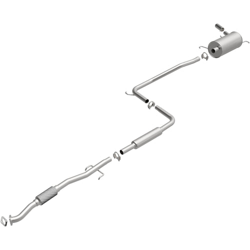 BRExhaust 1997-1999 Ford Escort 2.0L | 1997-1999 Mercury Tracer 2.0L Direct-Fit Exhaust System Kit 106-0581
