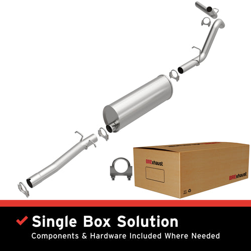 BRExhaust 2000-2003 Dodge Dakota 4.7L / 2000-2003 Dodge Dakota 5.9L Direct-Fit Exhaust System Kit 106-0595