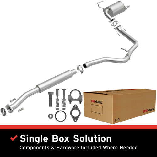BRExhaust 2014-2018 Subaru Forester 2.5L Direct-Fit Exhaust System Kit 106-0596