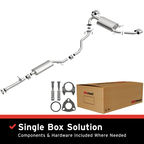 BRExhaust 2010-2012 Acura RDX 2.3L Direct-Fit Exhaust System Kit 106-0601