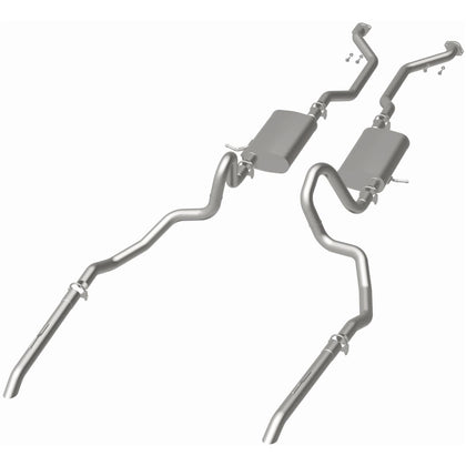 BRExhaust 2003-2011 Ford Crown Victoria 4.6L / 2003-2011 Mercury Grand Marquis 4.6L Direct-Fit Exhaust System Kit 106-0618