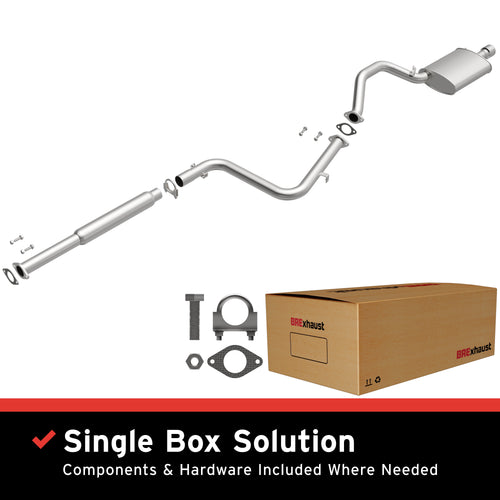 BRExhaust 2001-2005 Mitsubishi Eclipse 3.0L / 2001-2005 Mitsubishi Eclipse 2.4L Direct-Fit Exhaust System Kit 106-0622