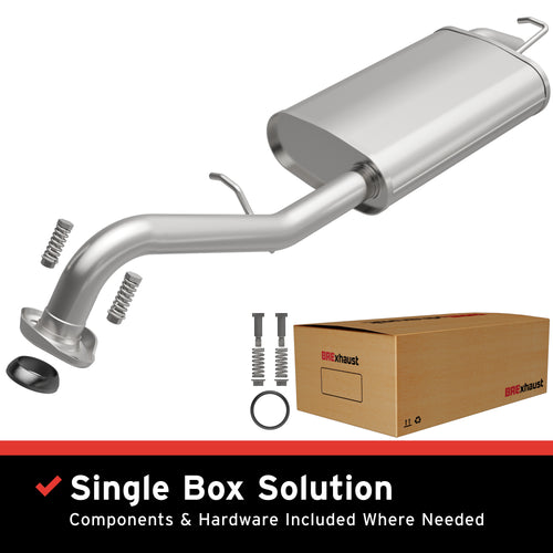 BRExhaust 2003-2013 Toyota Corolla 1.8L Direct-Fit Exhaust System Kit 106-0626