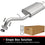 BRExhaust 2003-2013 Toyota Corolla 1.8L Direct-Fit Exhaust System Kit 106-0626