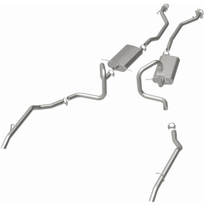 BRExhaust 1998-2002 Ford Crown Victoria 4.6L / 1998-2002 Mercury Grand Marquis 4.6L Direct-Fit Exhaust System Kit 106-0634
