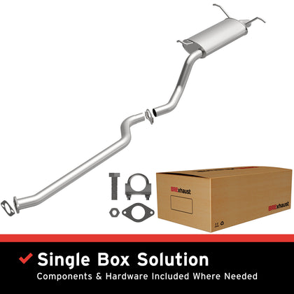 BRExhaust 2001-2006 Hyundai Santa Fe 2.7L Direct-Fit Exhaust System Kit 106-0636