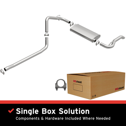 BRExhaust 1998-2002 Chevrolet Camaro 3.8L / 1998-2002 Pontiac Firebird 3.8L Direct-Fit Exhaust System Kit 106-0646