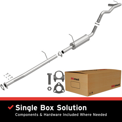 BRExhaust 2001-2003 Chevrolet S10 2.2L | 2001-2003 GMC Sonoma 2.2L Direct-Fit Exhaust System Kit 106-0650