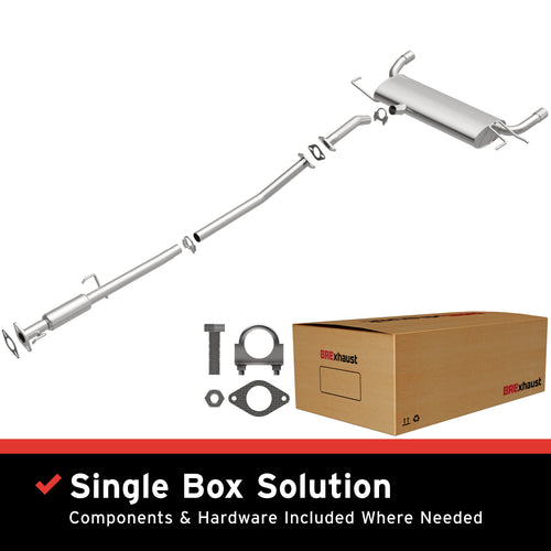 BRExhaust 2005-2010 Kia Sportage 2.7L | 2005-2008 Hyundai Tucson 2.7L Direct-Fit Exhaust System Kit 106-0660