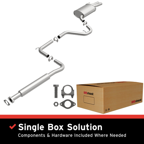 BRExhaust 1998-1999 Oldsmobile Intrigue 3.8L / 1999-2002 Oldsmobile Intrigue 3.5L Direct-Fit Exhaust System Kit 106-0667