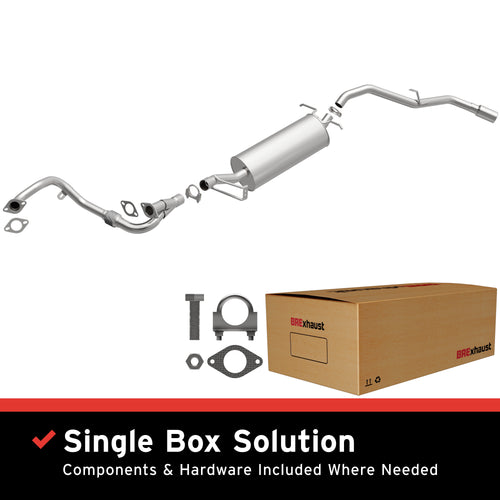 BRExhaust 2002-2004 Nissan Xterra 3.3L Direct-Fit Exhaust System Kit 106-0671