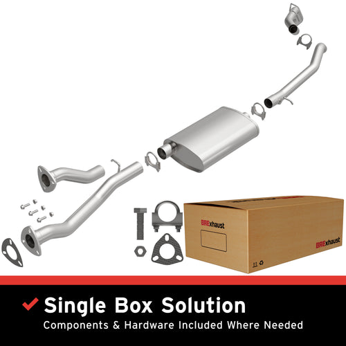 BRExhaust 1996-1999 Chevrolet S10 4.3L / 1996-1999 GMC Sonoma 4.3L Direct-Fit Exhaust System Kit 106-0688