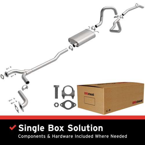BRExhaust 1995-1997 Ford Crown Victoria 4.6L / 1995-1997 Mercury Grand Marquis 4.6L Direct-Fit Exhaust System Kit 106-0690