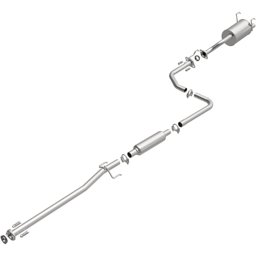 BRExhaust 1992-1995 Honda Civic CX 1.5L / 1996-2000 Honda Civic 1.6L Direct-Fit Exhaust System Kit 106-0724