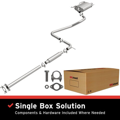 BRExhaust 1998-2001 Nissan Altima 2.4L Direct-Fit Exhaust System Kit 106-0728