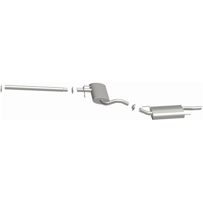 BRExhaust 1995-2002 Volkswagen Cabrio 2.0L / 1993-1999 Volkswagen Golf 2.0L Direct-Fit Exhaust System Kit 106-0729