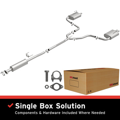 BRExhaust 2007-2018 Nissan Altima 2.5L / 2010-2012 Nissan Altima 3.5L Direct-Fit Exhaust System Kit 106-0733