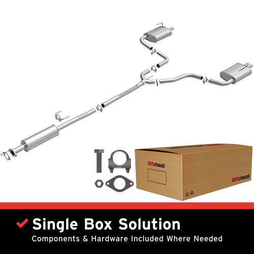 BRExhaust 2007-2018 Nissan Altima 2.5L | 2010-2012 Nissan Altima 3.5L Direct-Fit Exhaust System Kit 106-0733