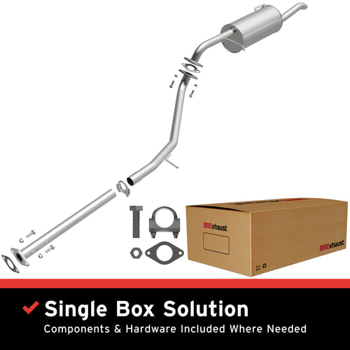 BRExhaust 2006-2011 Kia Rio 1.6L | 2006-2010 Hyundai Accent 1.6L Direct-Fit Exhaust System Kit 106-0741