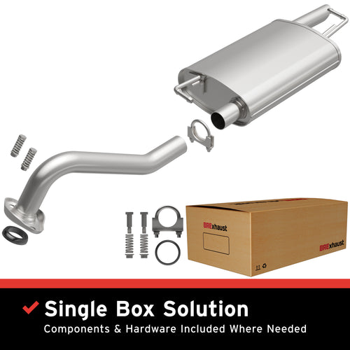 BRExhaust 2014-2019 Toyota Corolla 1.8L Direct-Fit Exhaust System Kit 106-0749
