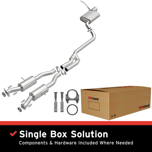 BRExhaust 2022 Jeep Grand Cherokee WK 3.6L | 2011-2021 Jeep Grand Cherokee 3.6L Direct-Fit Exhaust System Kit 106-0750