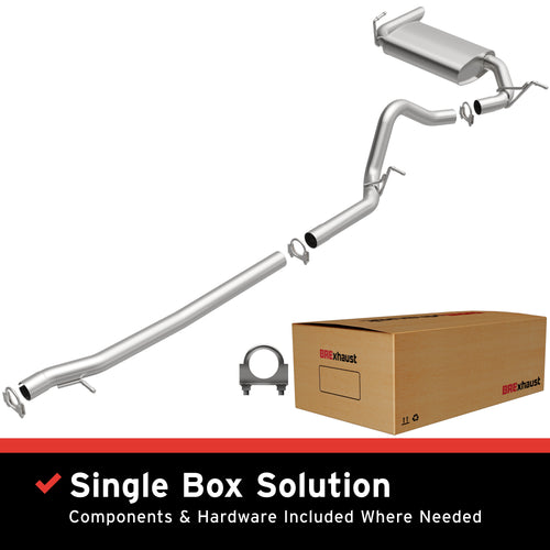 BRExhaust 2018 Jeep Wrangler JK 3.6L | 2012-2017 Jeep Wrangler 3.6L Direct-Fit Exhaust System Kit 106-0754