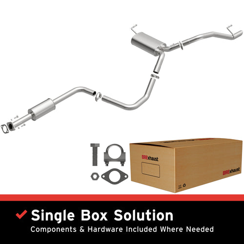 BRExhaust 2011-2015 Chevrolet Cruze 1.4L / 2011-2015 Chevrolet Cruze 1.8L Direct-Fit Exhaust System Kit 106-0757