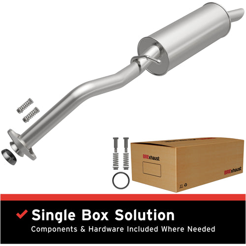 BRExhaust 2010-2016 Toyota Prius 1.8L Direct-Fit Exhaust System Kit 106-0761