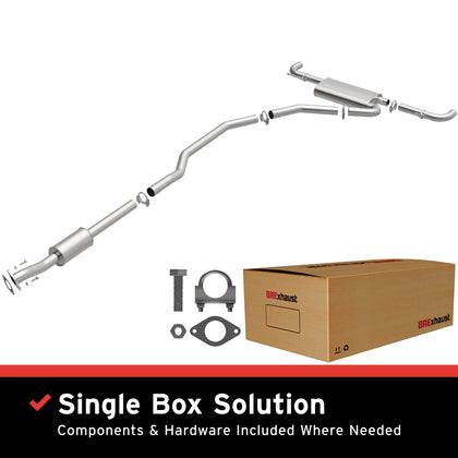 BRExhaust 2013-2020 Ford Fusion 2.0L | 2013-2020 Lincoln MKZ 2.0L Direct-Fit Exhaust System Kit 106-0762