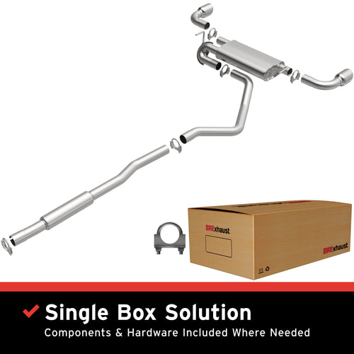 BRExhaust 2014-2022 Jeep Cherokee 3.2L Direct-Fit Exhaust System Kit 106-0767