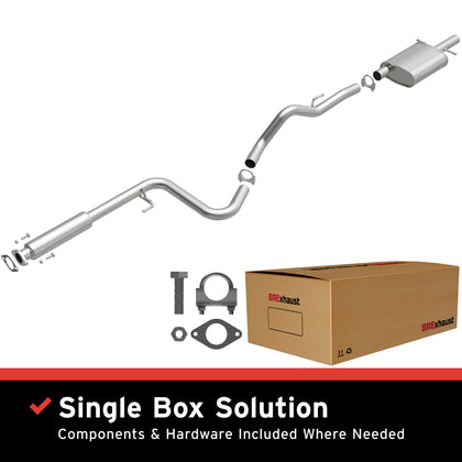 BRExhaust 2005-2010 Chevrolet Cobalt 2.2L / 2007-2009 Pontiac G5 2.2L Direct-Fit Exhaust System Kit 106-0770